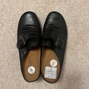 Black Women's clog Shoes